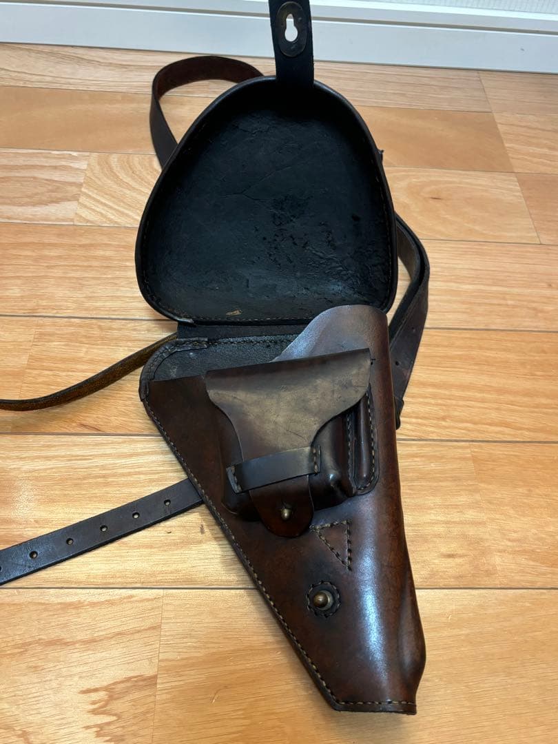 南部十四年式 拳銃嚢 斜革付