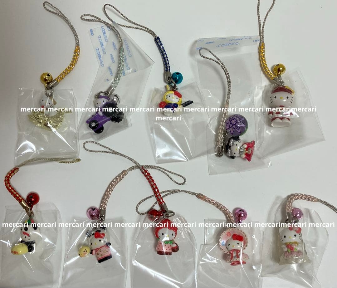 ご当地キティ 根付 ハローキティ ストラップ レア 貴重 レトロ 嶽本野ばら 他