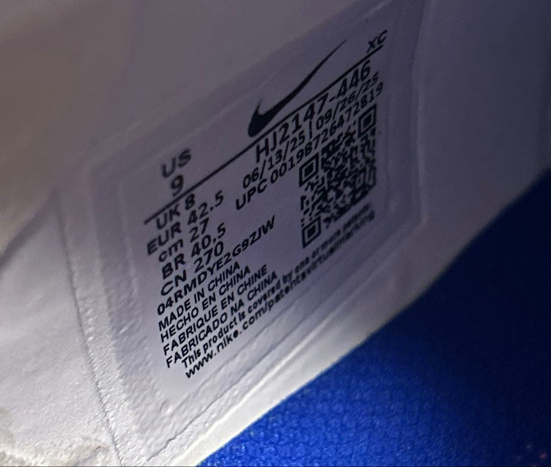 【新品未使用】NIKE PHANTOM6 HIGH ELITE FG ナイキ青