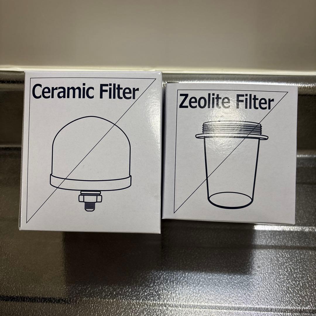 ポタポタくらぶ　セラミックフィルターとゼオライトフィルターセット