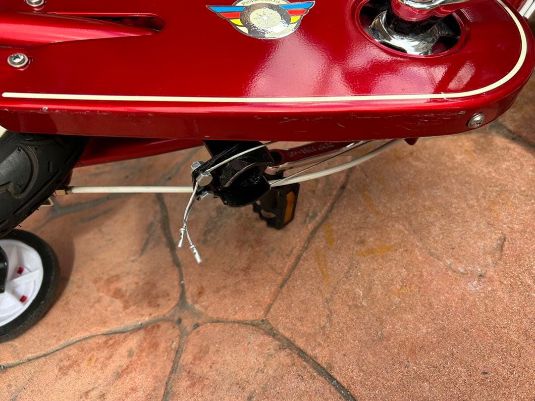 子供　自転車　people 12インチ　赤　【引き取り限定】