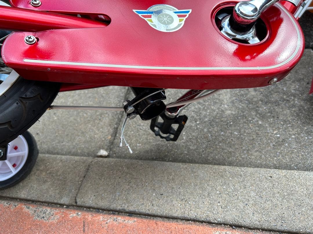 子供　自転車　people 12インチ　赤　【引き取り限定】