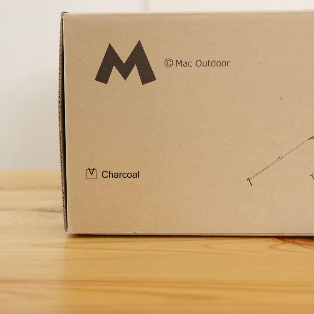 マックアウトドア Mac one ヘキサタープ チャコールグレー M
