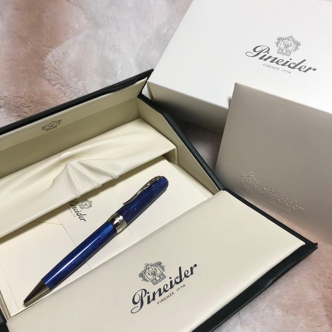 ☆廃番 新品未使用 ピナイダー ジェムストーン ボールペン ラピスブルー☆