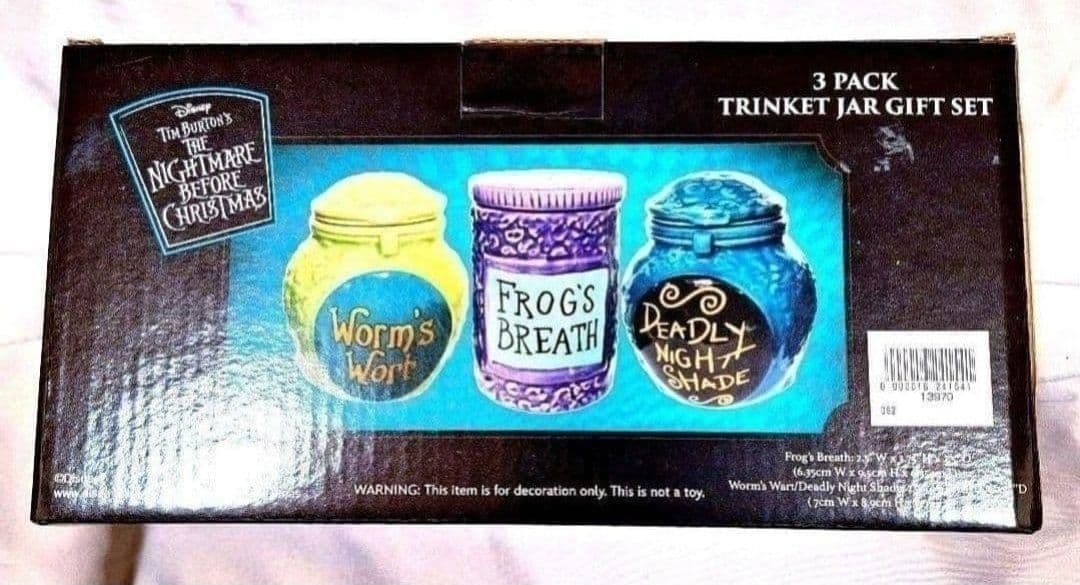 希少⭐サリー壺型トリンケットジャー蛙の息イヌホオズキナイトメアビフォアクリスマス
