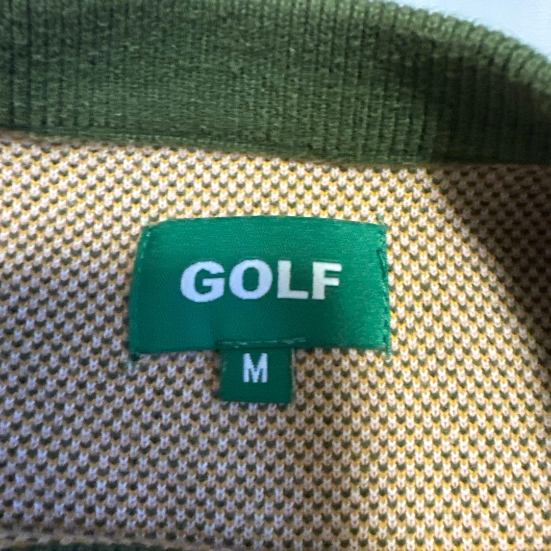 希少美品GOLFWANGゴルフワンセーター サイズM オリーブピンク