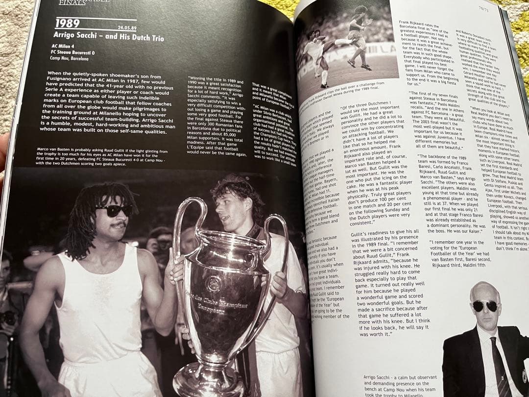 バルセロナ　アーセナル　チャンピオンズリーグ決勝プログラム 2006