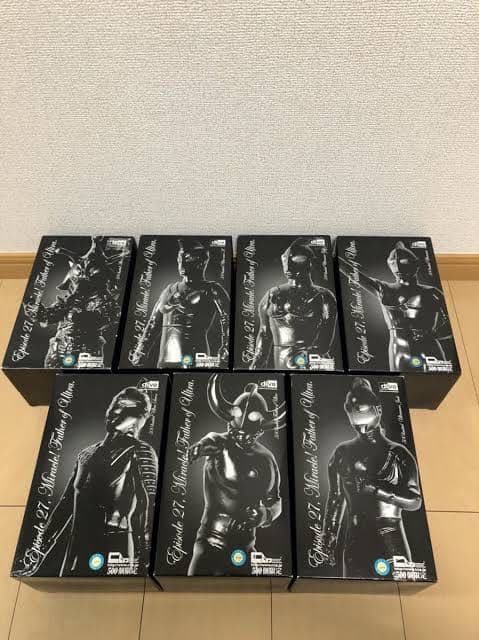 ウルトラマンソフビフィギュアdive ccp 全7種