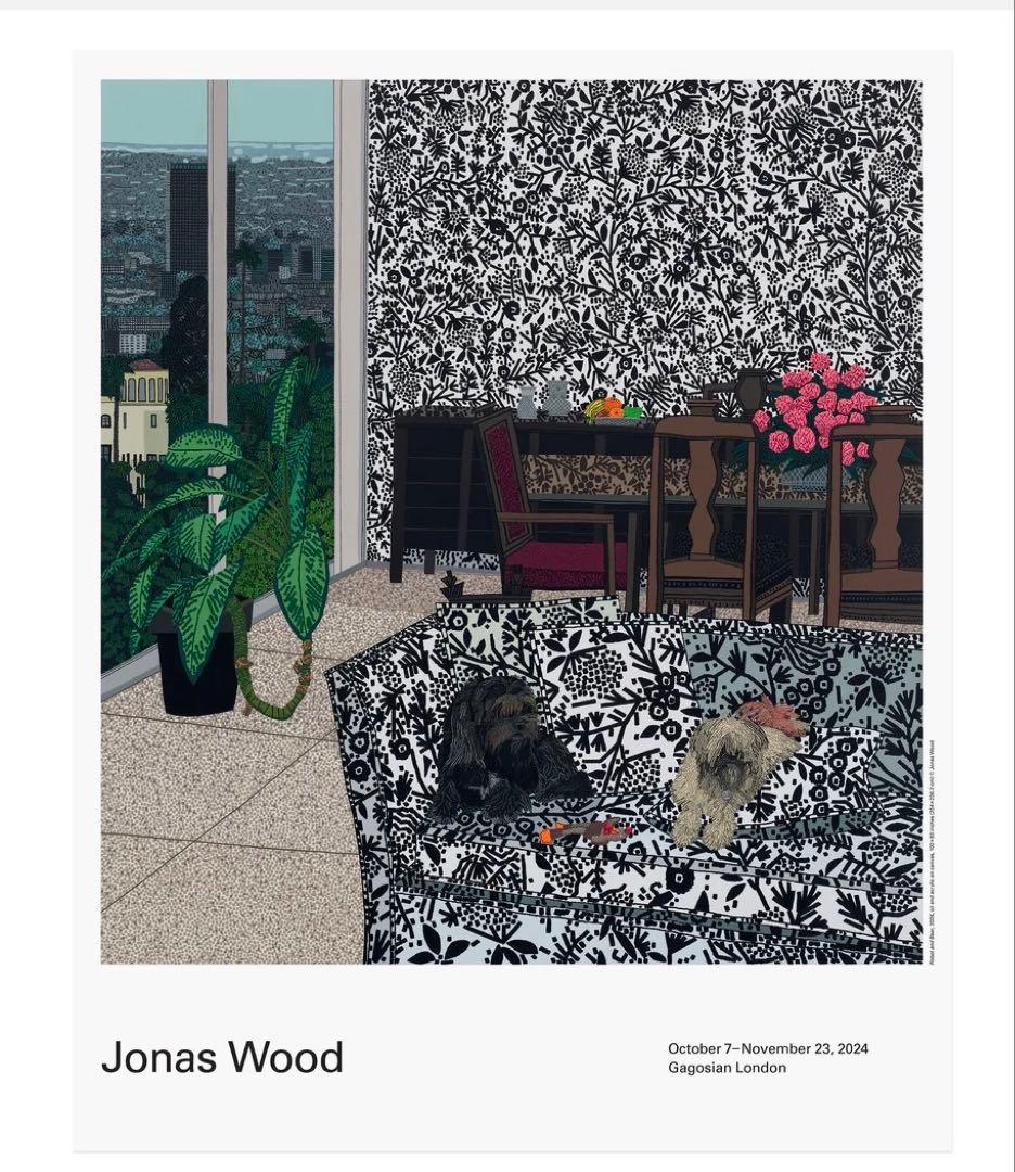 Jonas Woodジョナス・ウッド : Robot and Bear ポスター