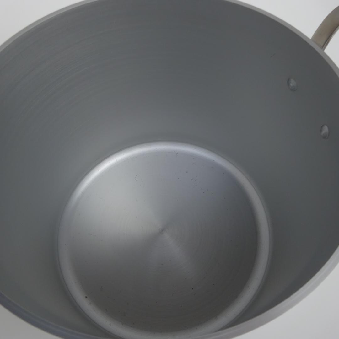 未使用　UNIFLAME ユニフレーム極厚アルミ寸胴鍋スケット付きプロの道具