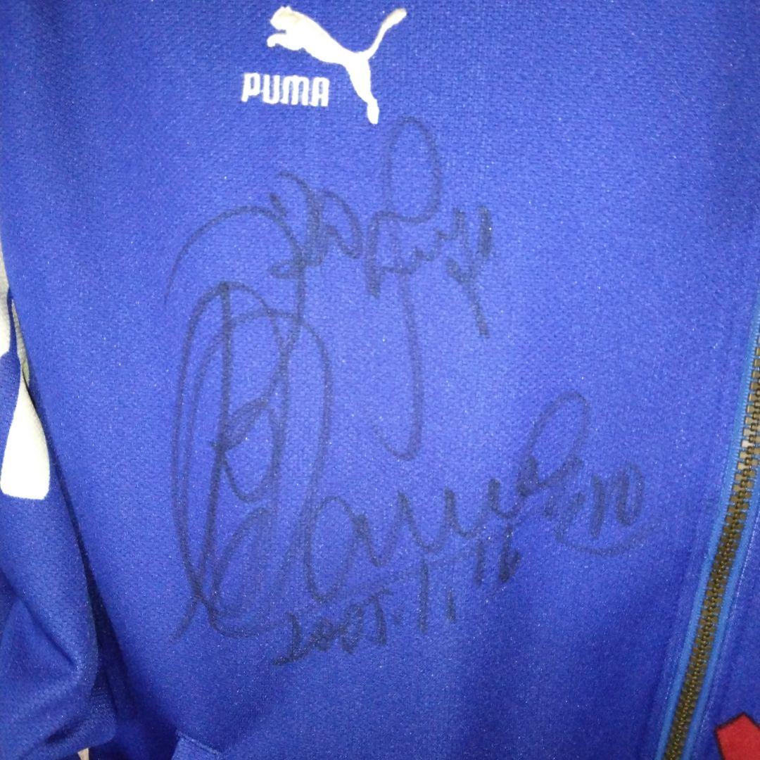 93”日本代表PUMA 青 スーツ XOサイズラモス瑠偉 サイン入り