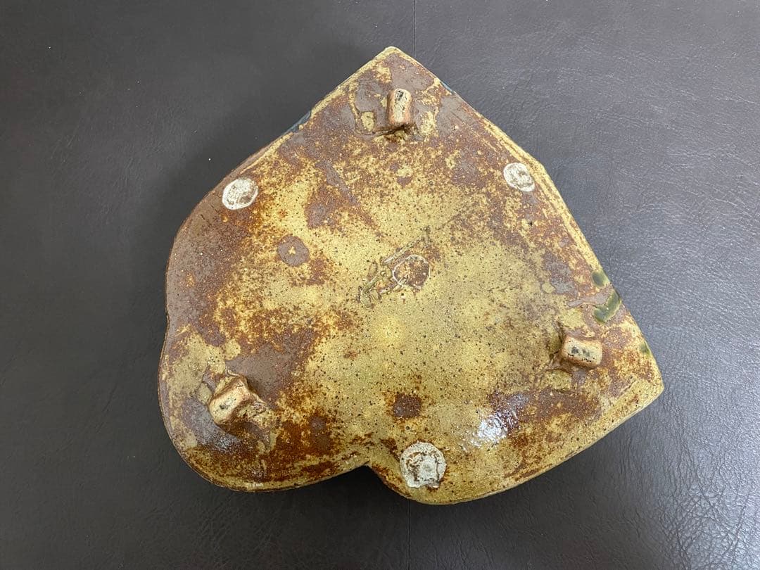 高内秀剛　鉄絵織部鉢　共箱　茶道具