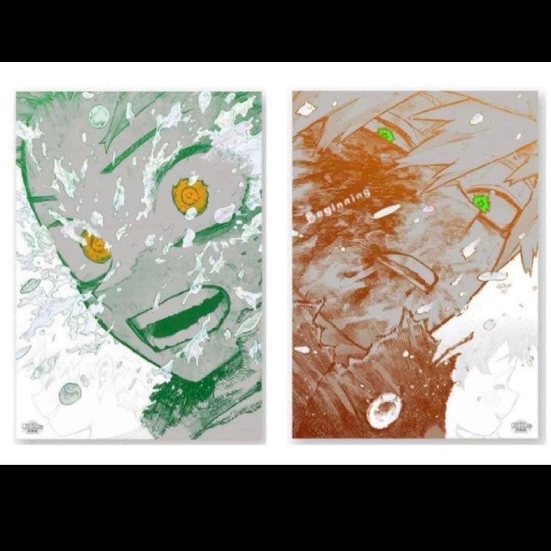 ヒロアカ原画展　A2アートポスター2枚セットThe Beginning