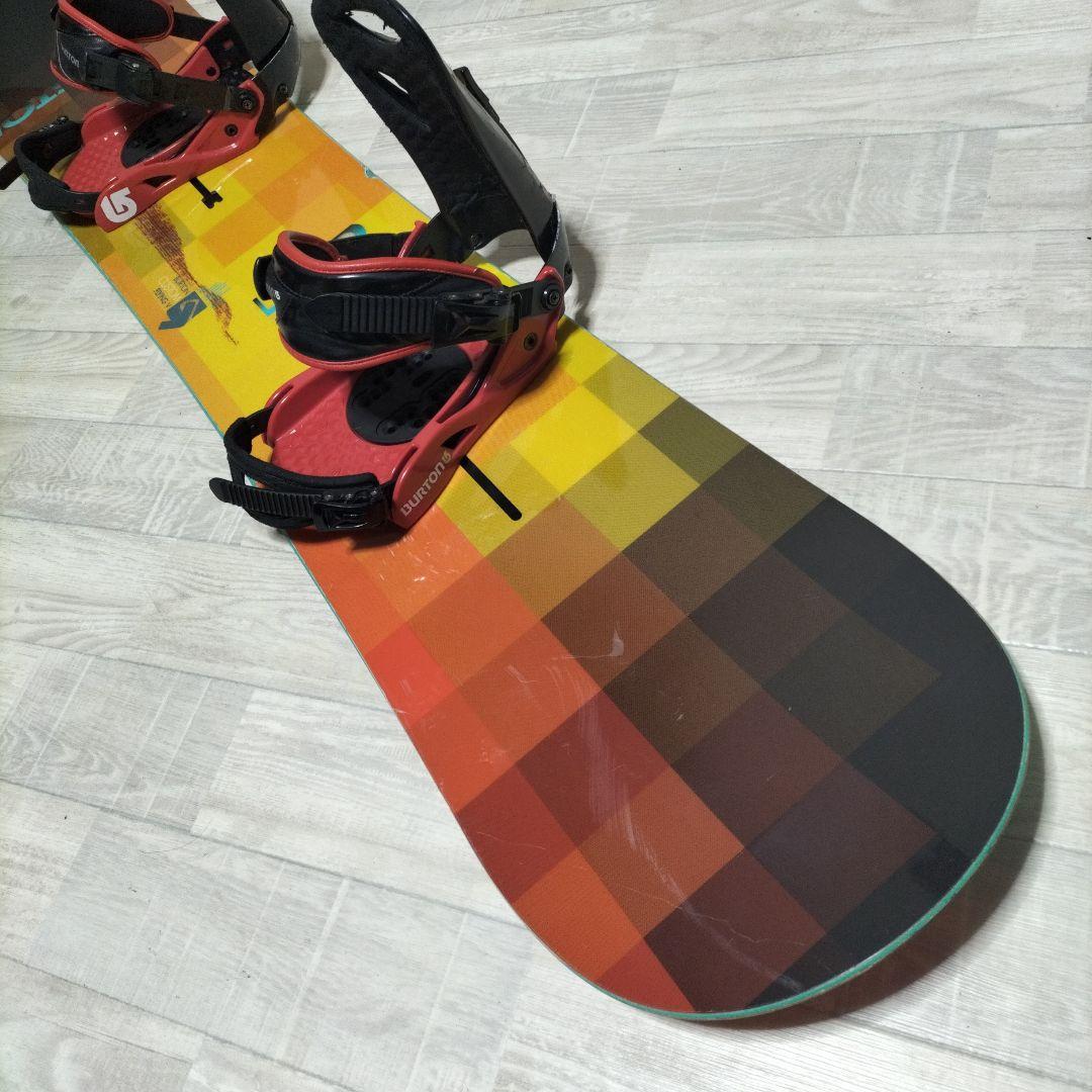BURTON CUSTOM スノーボード板　ダブルキャンバー　スノーボードセット