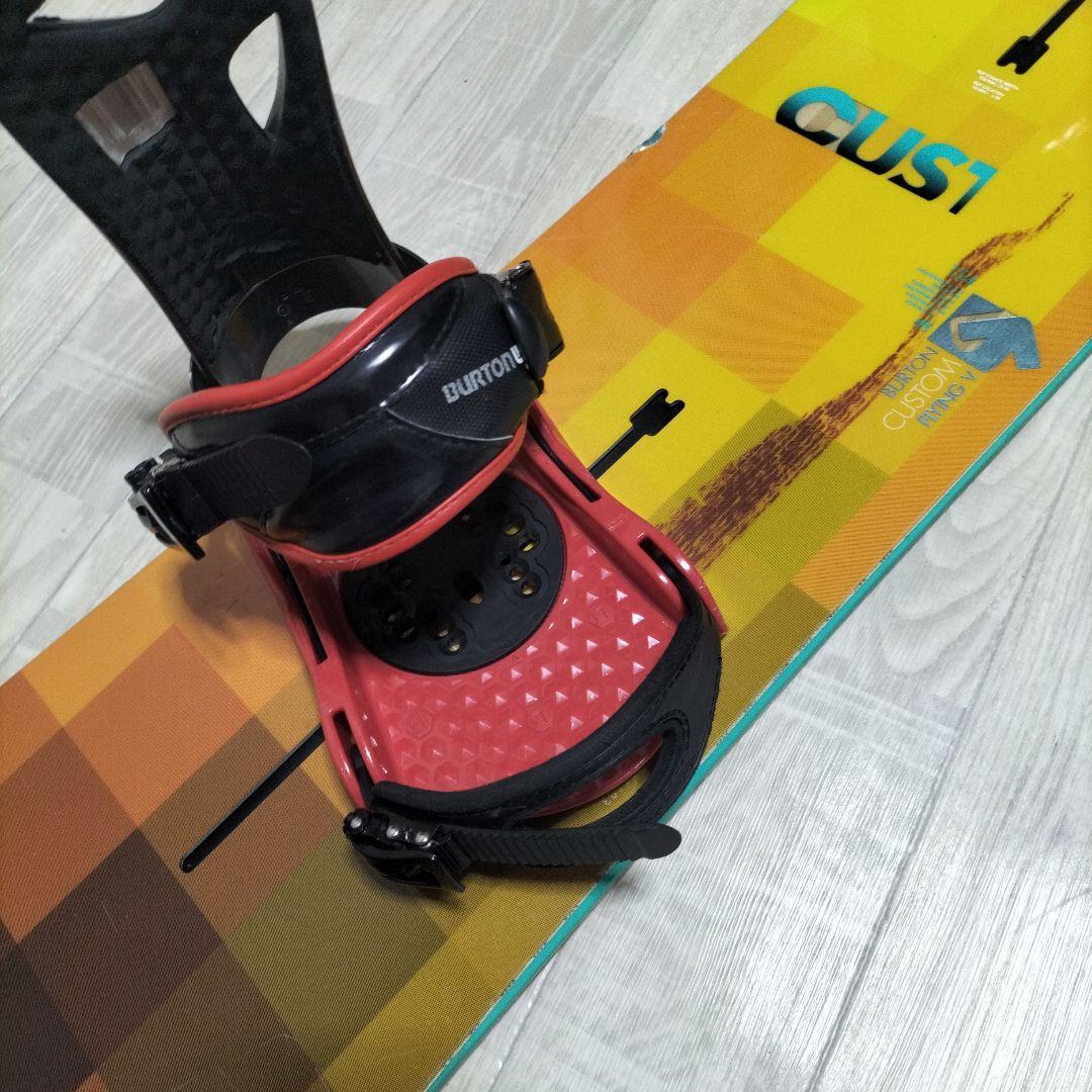 BURTON CUSTOM スノーボード板　ダブルキャンバー　スノーボードセット