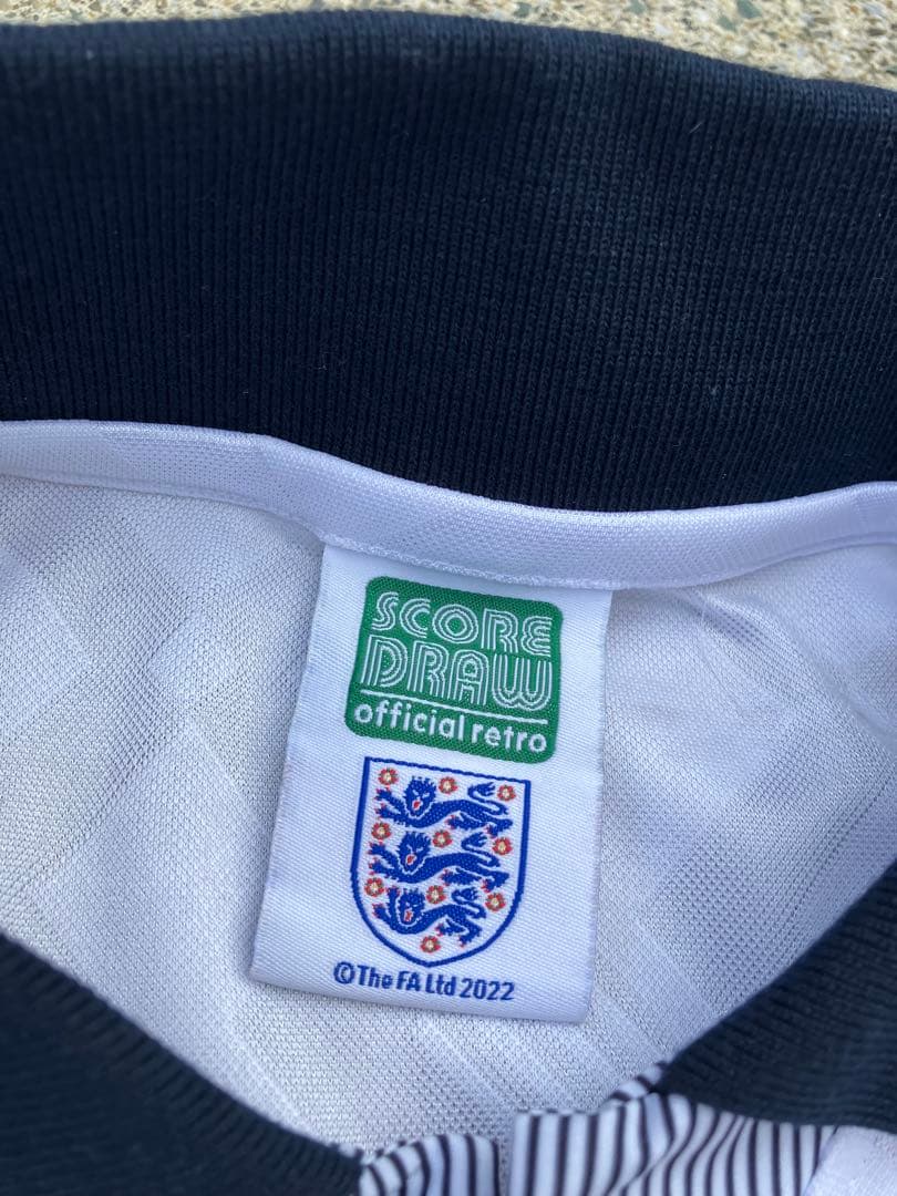 【美品サイズS】90s イングランド代表 ユニフォーム アウェー／半袖