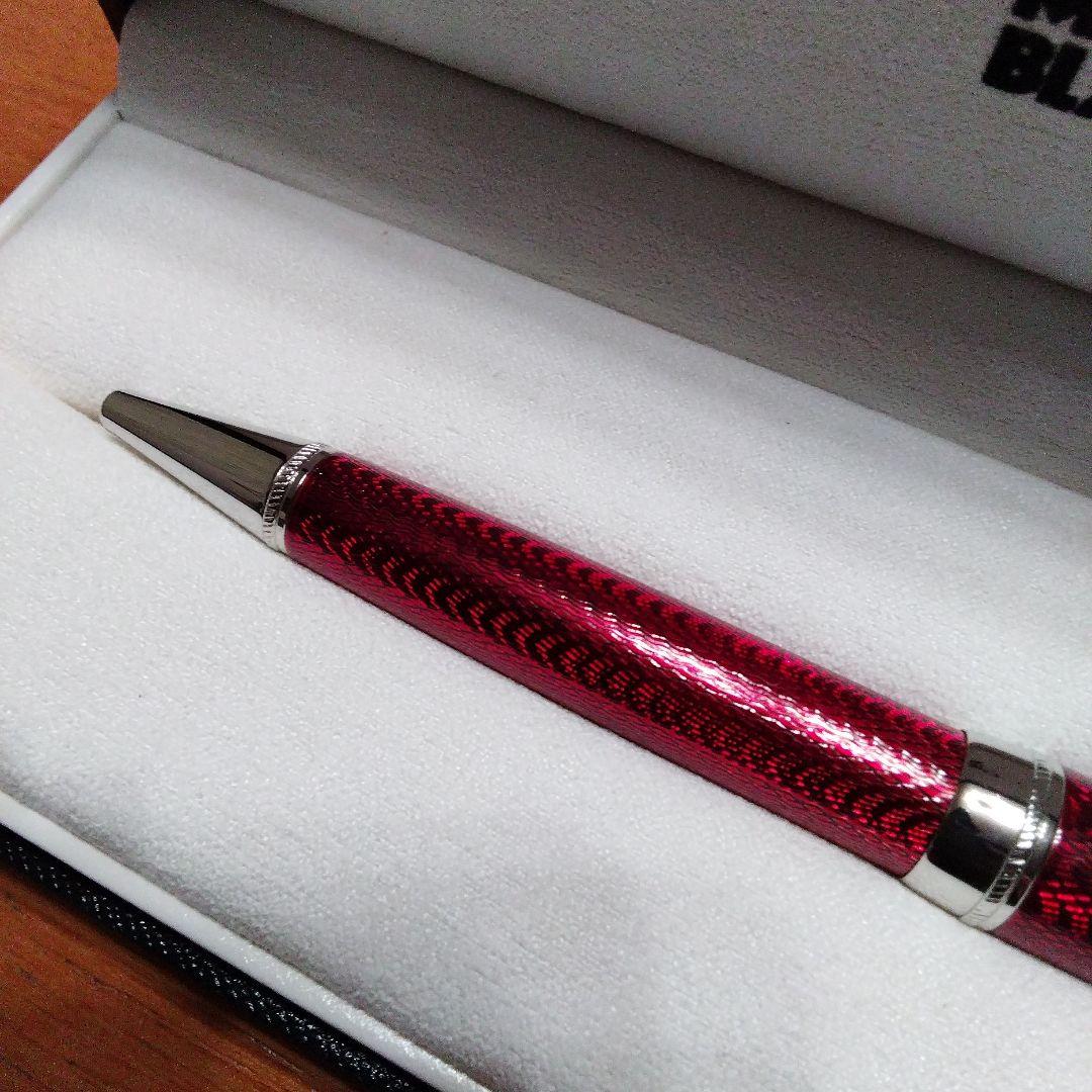 美品　MONTBLANCモンブラン ボールペン　レッド