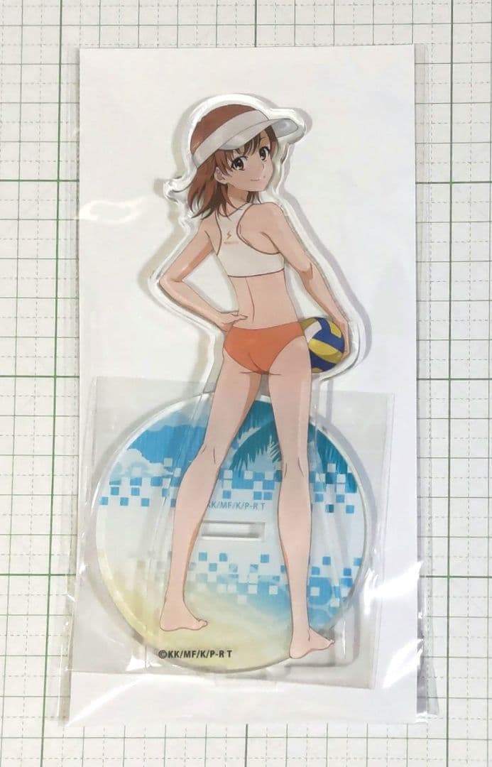 ビーチバレーStyle どこプラ くじメイト アクリルスタンド 缶バッジ 美琴