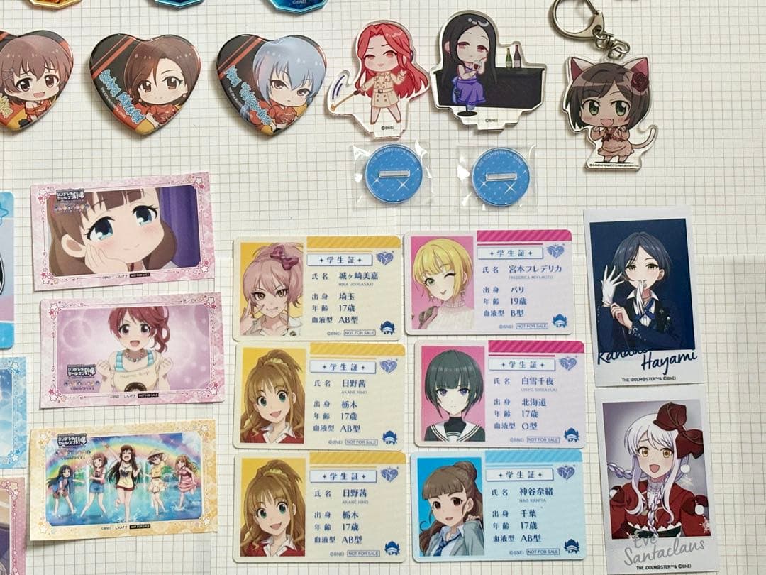 【60点以上】デレマス グッズ まとめ売り（アナスタシア・一ノ瀬志希 他）