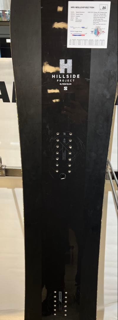 スノーボード 25-26 SALOMON HPS WOLLENYVELT FISH 157cm