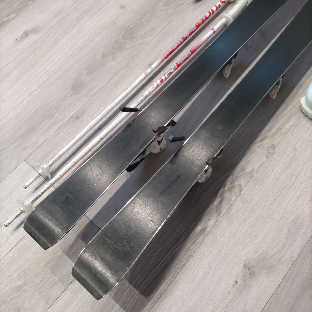 【子供用】スキー板110cm 靴20cm ストック85cmセット