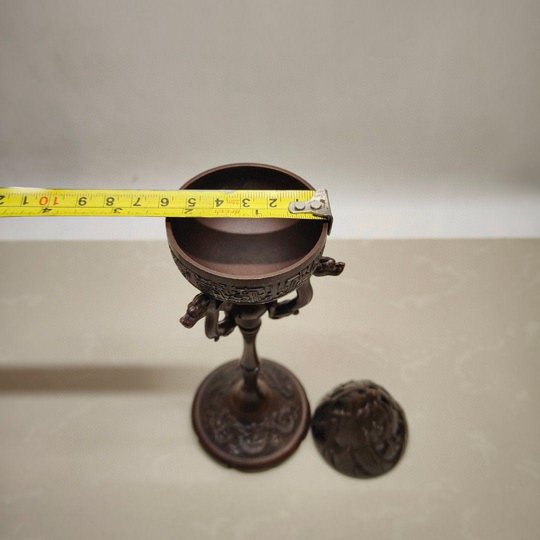 銅 細工 博山炉 茶道具 香道具 装飾品 工芸品 置物