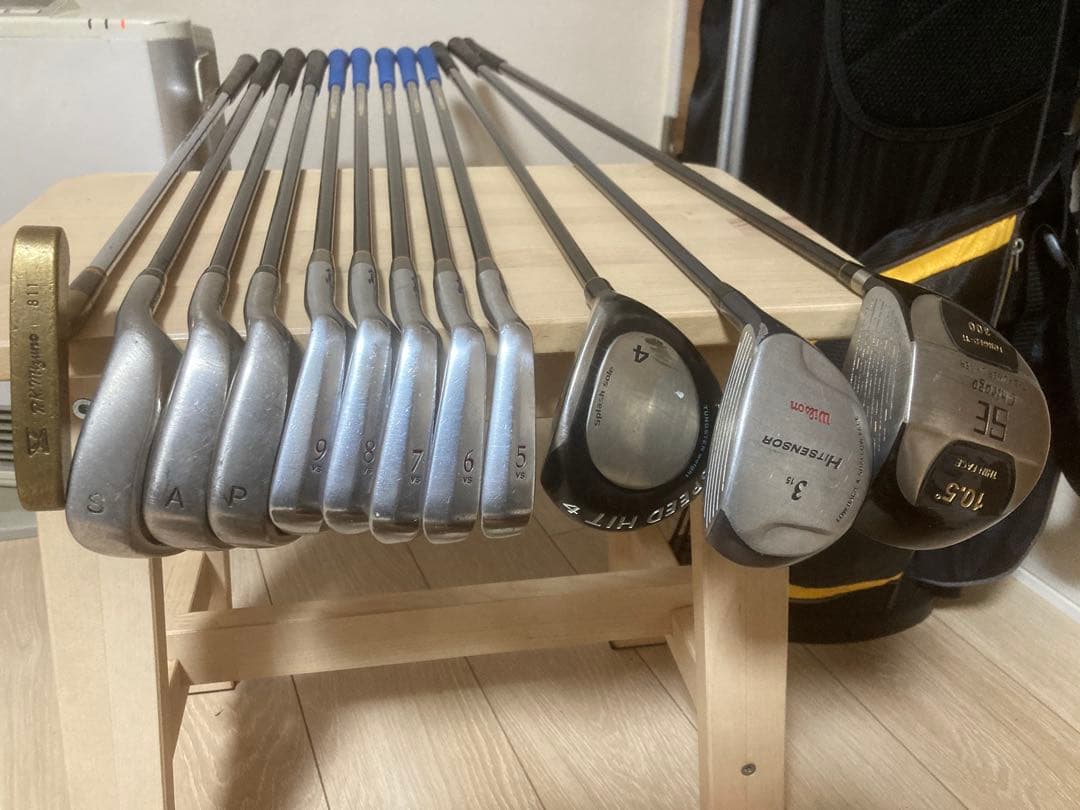 ミズノ　PRGR ダンロップ他クラブセット　キャディバッグ　アイアン　初心者向け