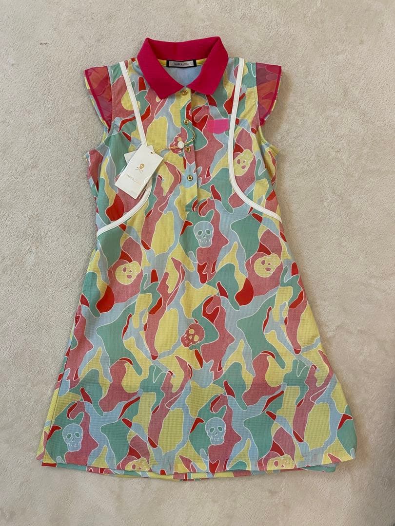 MARK & LONA マルチカモ＆スカルポロワンピース