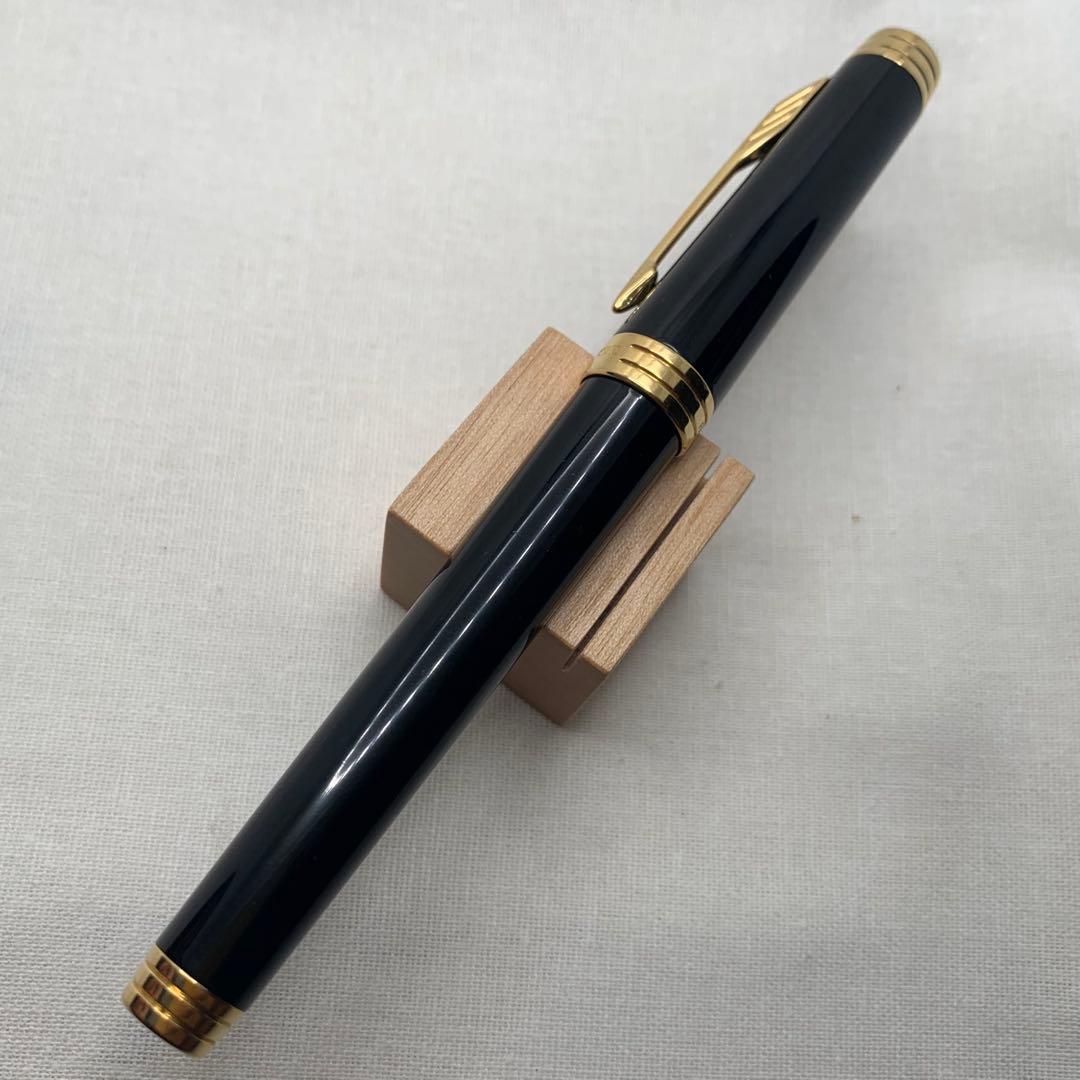 パーカー　プリミエ　万年筆　18K 字幅M ブラックラックGT