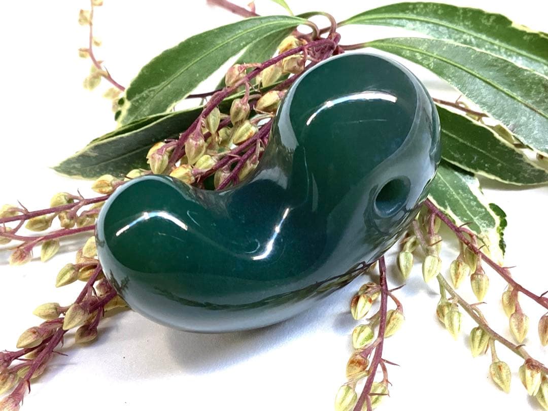 天然無垢石 グラデーションアートの美しい出雲石【碧玉】　即購入を半額以下‼️鑑別書