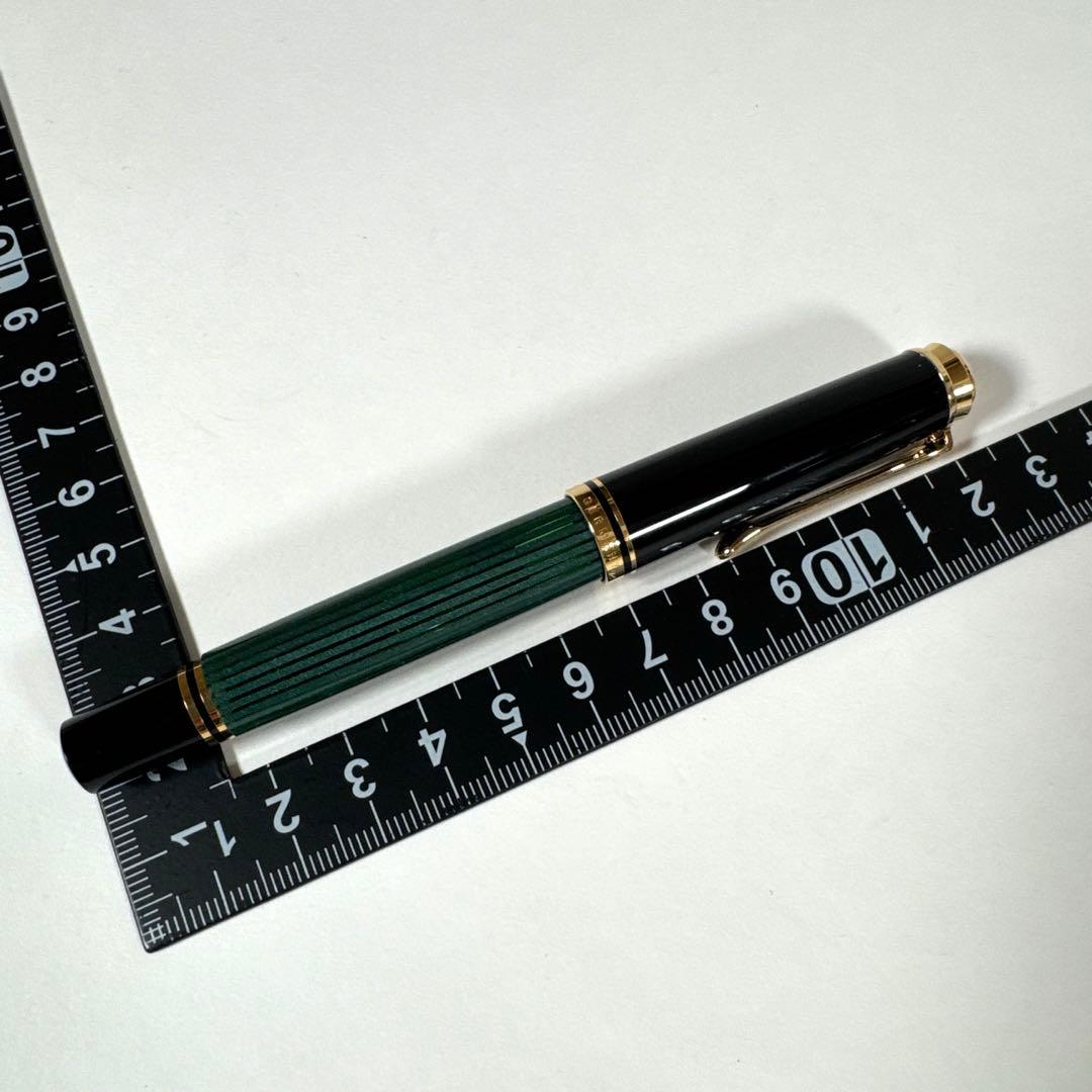 Pelican K14 万年筆 スーべレーン 緑縞 F 14C-585