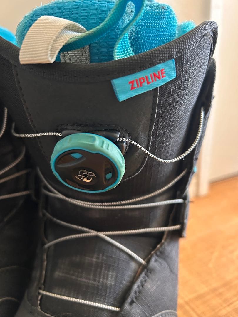 Burton Zipline スノーボードブーツ ブラック/ブルー