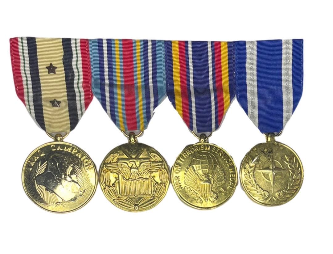 米海兵隊制服用対テロ従軍記章4個セット希少品