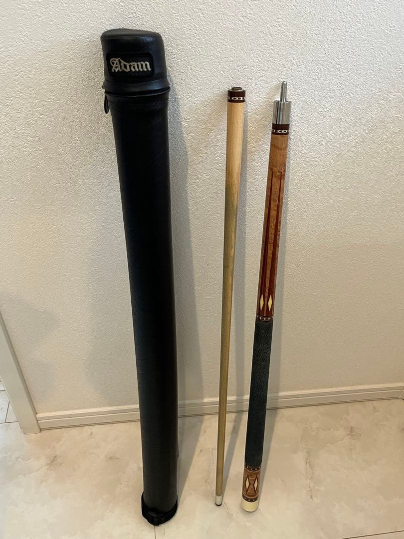 ビリヤードキュー: ルカシー•バディホール + アダム ケース付