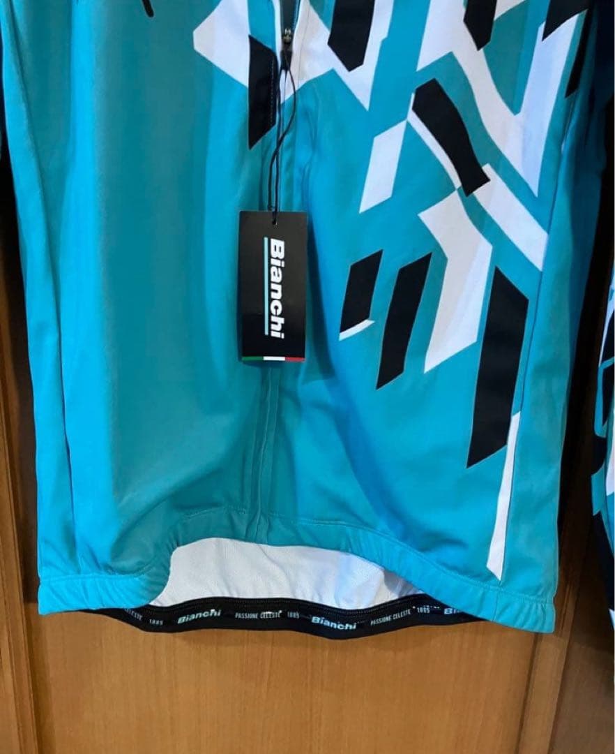 ビアンキ チェレステ ロングスリーブ ジャージ XL サイクル ウェア 長袖