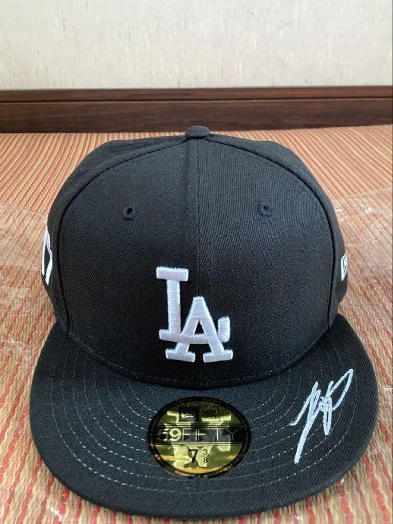 新品　ニューエラ59FIFTY 大谷翔平 ドジャース 刺繍 7 3/8 タグ付