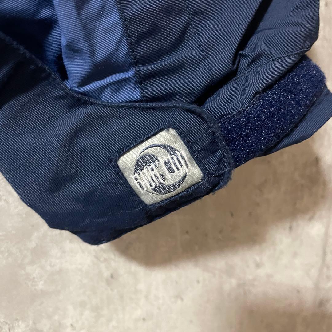 Burtonバートンスキーウェアスノーボードジャケット紺ネイビー青ブルー刺繍ロゴ