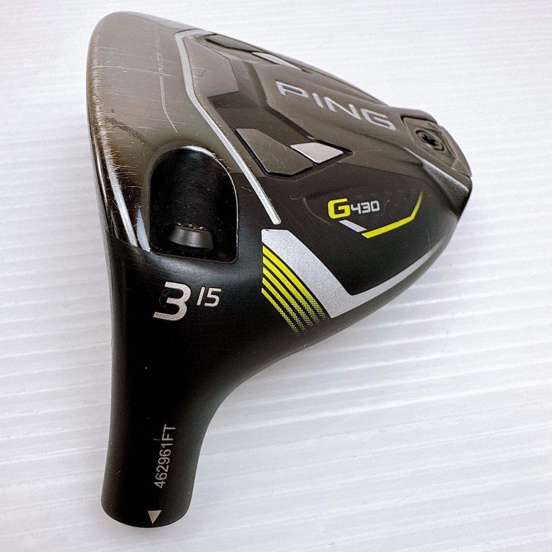 【レフティ】PING　G430　MAX　フェアウェイウッド　3W 　ヘッドのみ