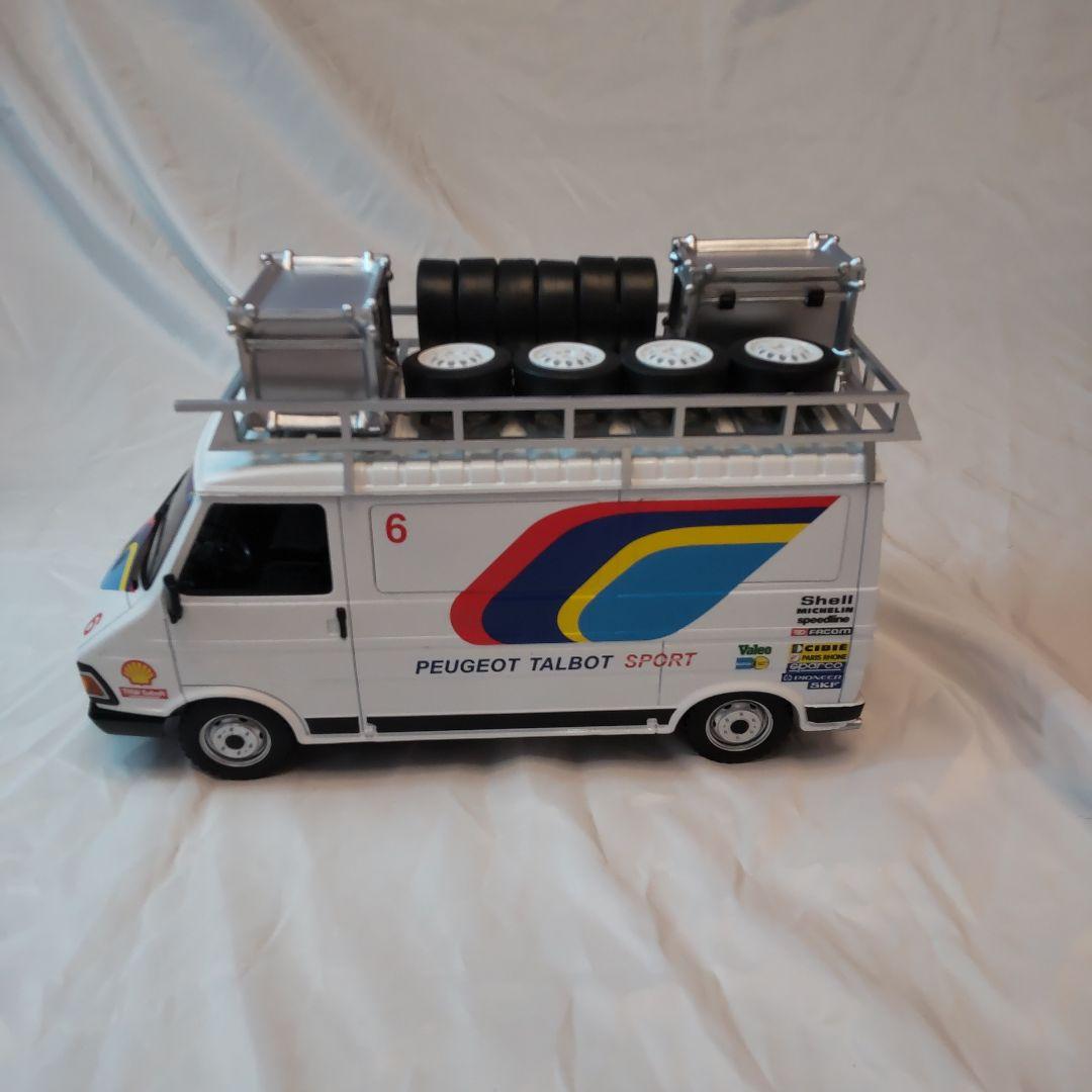 1/18 イクソ　フィアット 242 プジョー仕様　サポートカー