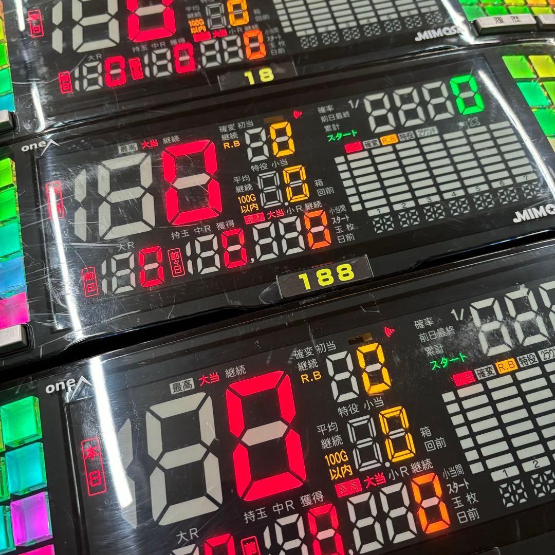 家庭用加工済み！ データカウンター ミモザトゥルーライト スロット用 ３台