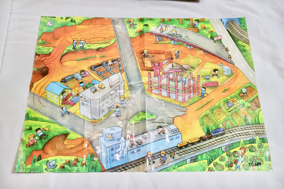 希少 当時物 日本製 トミカ ただいま工事中! マップ 元箱有り TOMY