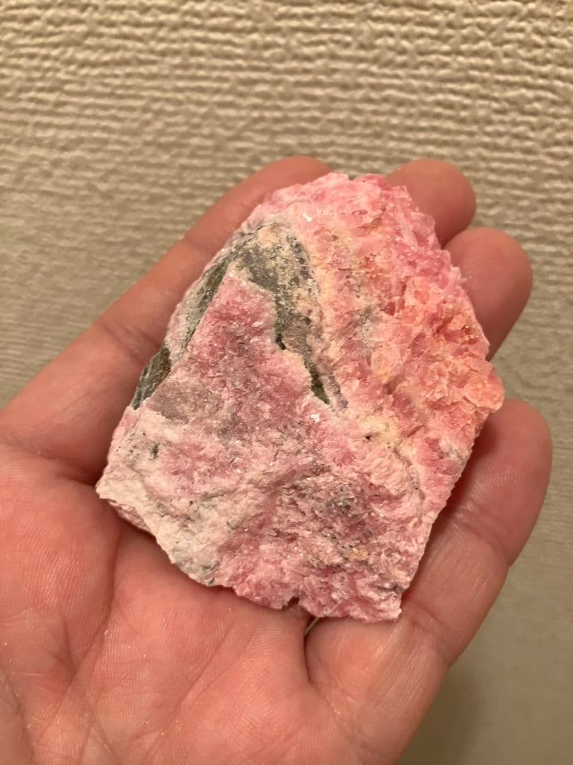 高品質‼️結晶パキパキ‼️　北海道稲倉石鉱山産　ロードクロサイト原石