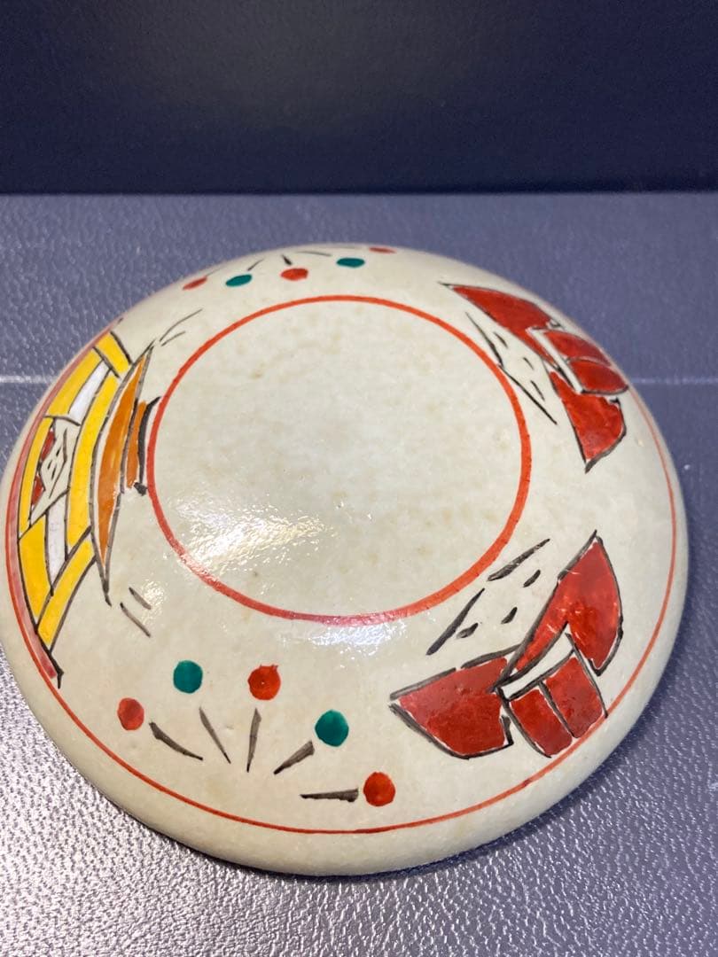 香合　赤膚山元窯　焼き物