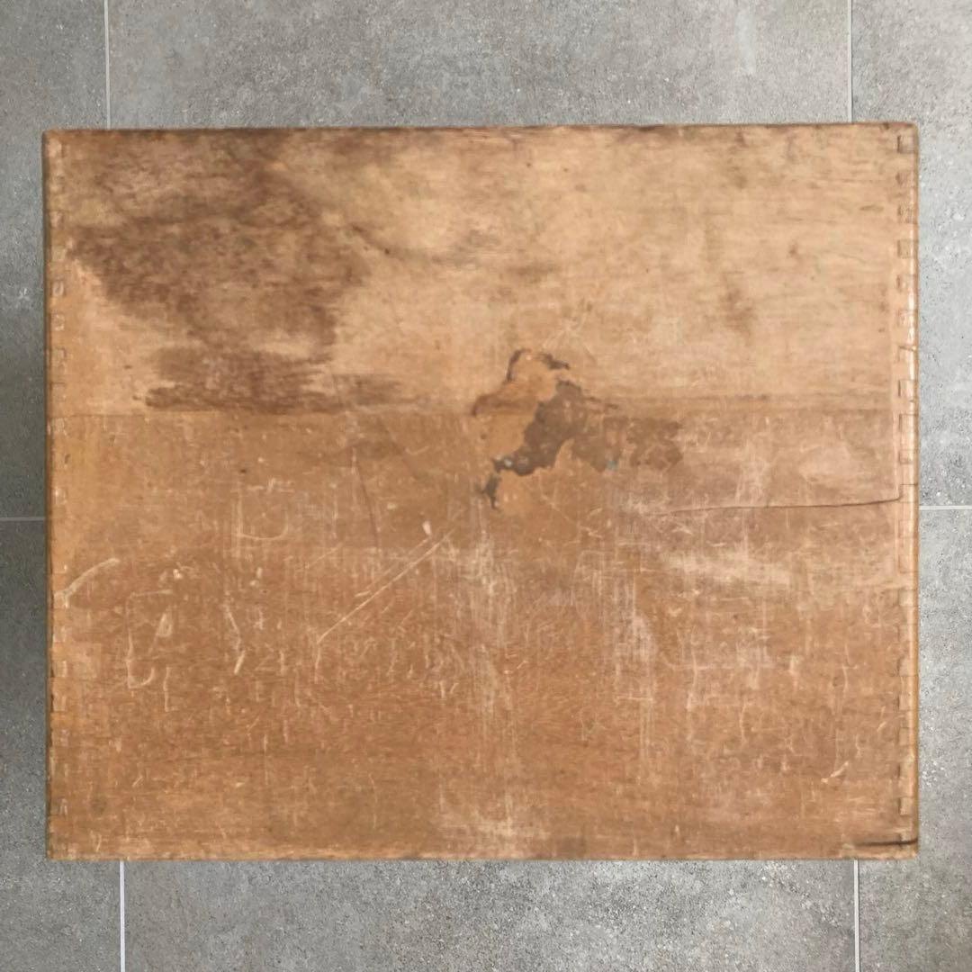 古家具 古道具 引き出し 前面ガラス 収納家具 ヴィンテージ家具