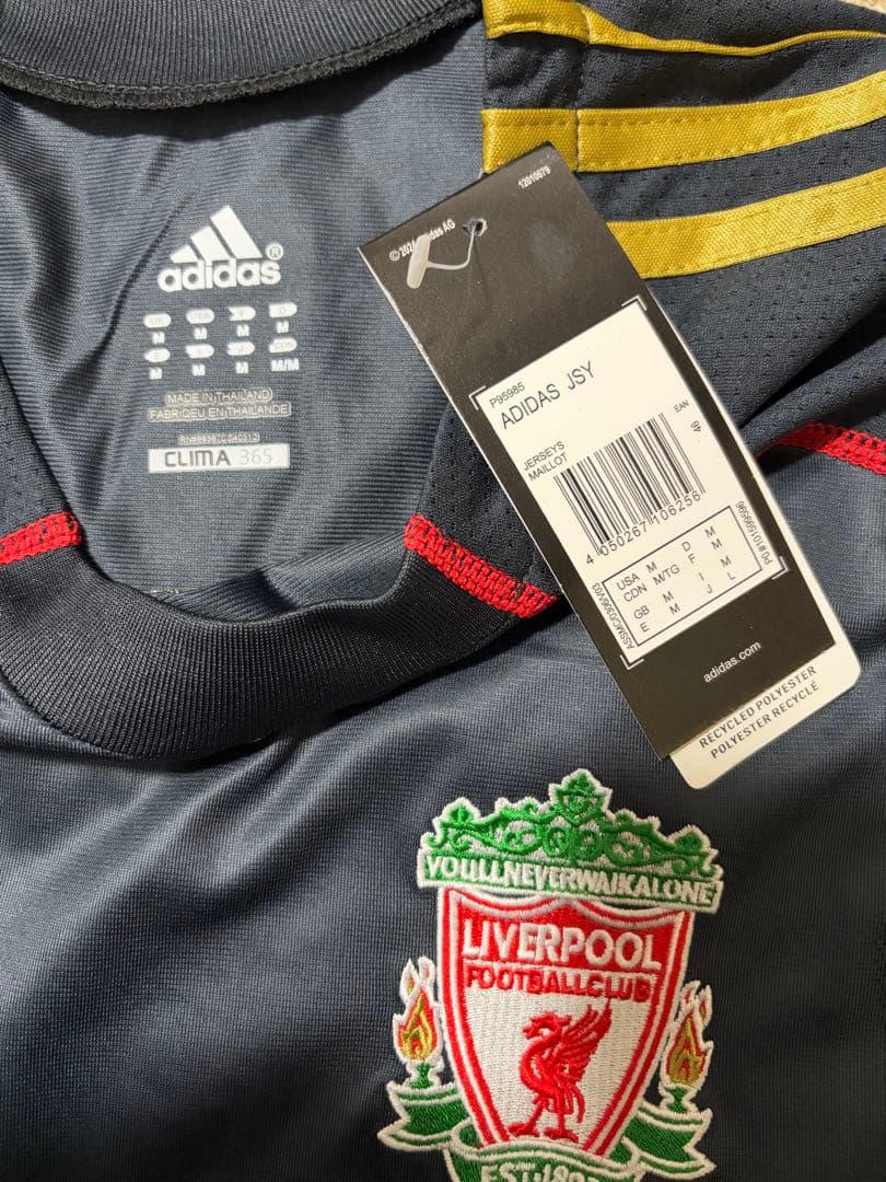 ［新品タグ付き・希少］リヴァプール　0910アウェイユニフォーム　長袖　M