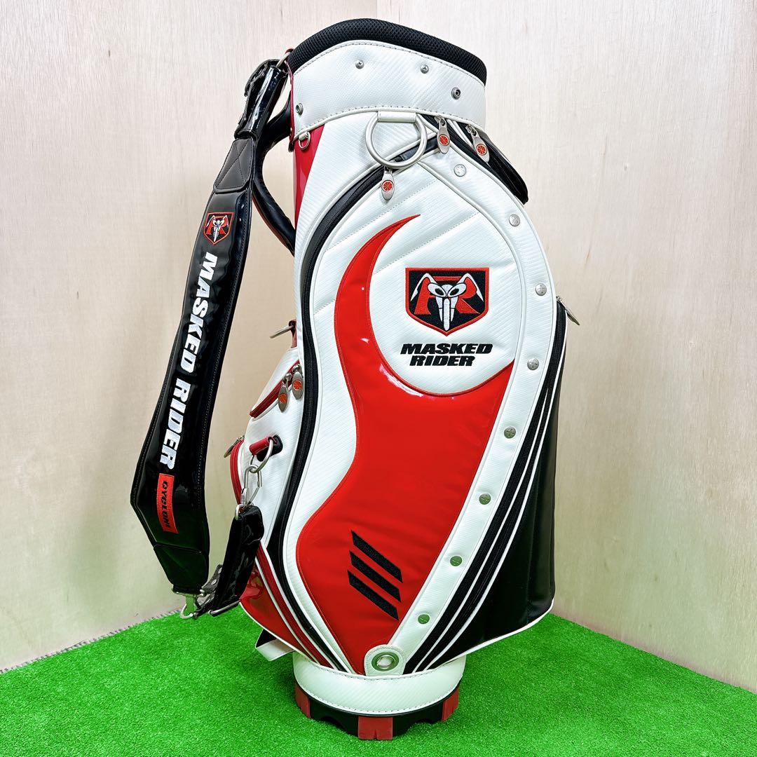 【美品】仮面ライダー キャディバッグ サイクロンモデル KRCB003 9.5型