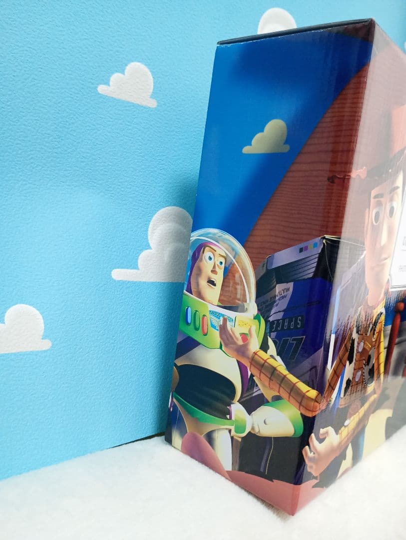 トイストーリー　フォトフレームフィギュア　ウッディ　バズ　ストーリーコレクション