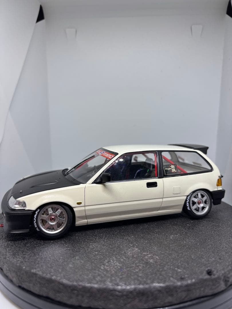 プラモデル完成品　BEEMAX アオシマ　ホンダ　シビック　EF3 環状線仕様