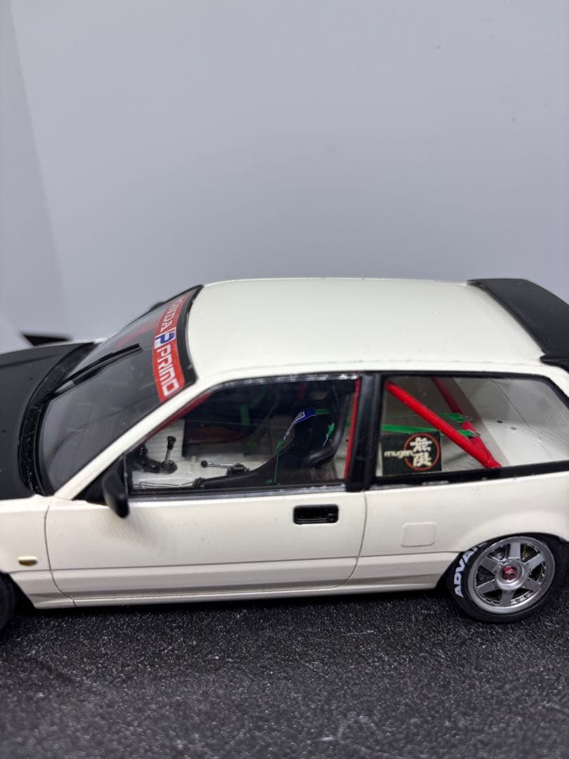 プラモデル完成品　BEEMAX アオシマ　ホンダ　シビック　EF3 環状線仕様