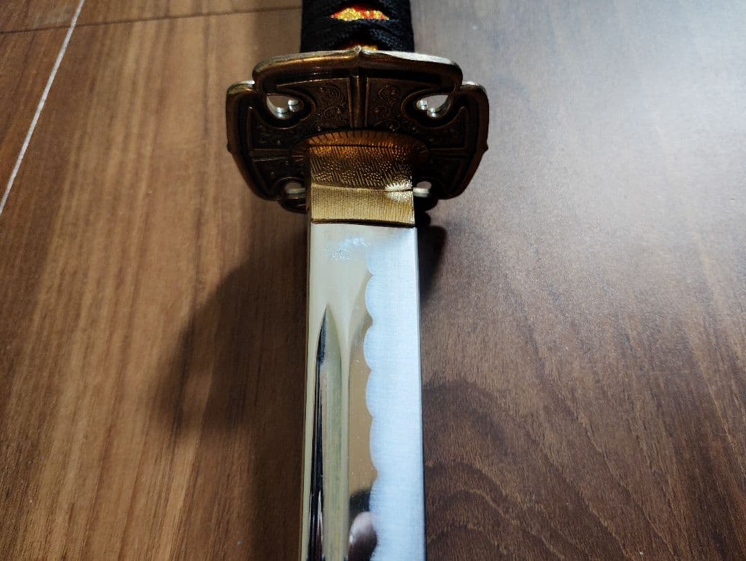 模造刀　装飾的な柄の日本刀　白鞘　　3本セット